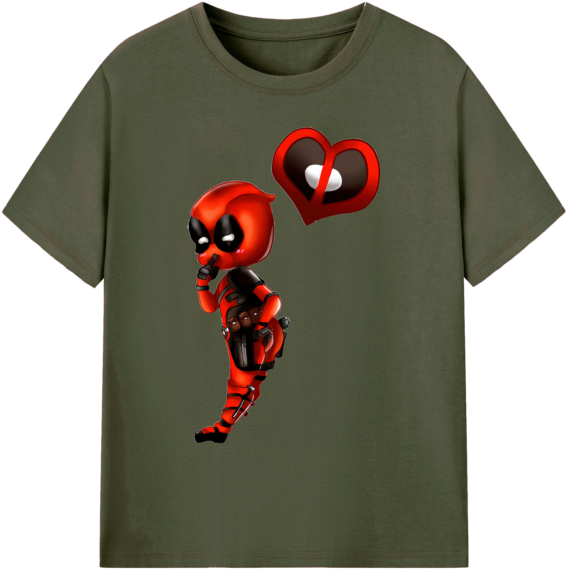 （画像用） Deadpool デッドプール 綿100％ メンズ半袖Tシャツ｜肌触りやわらか＆通気性